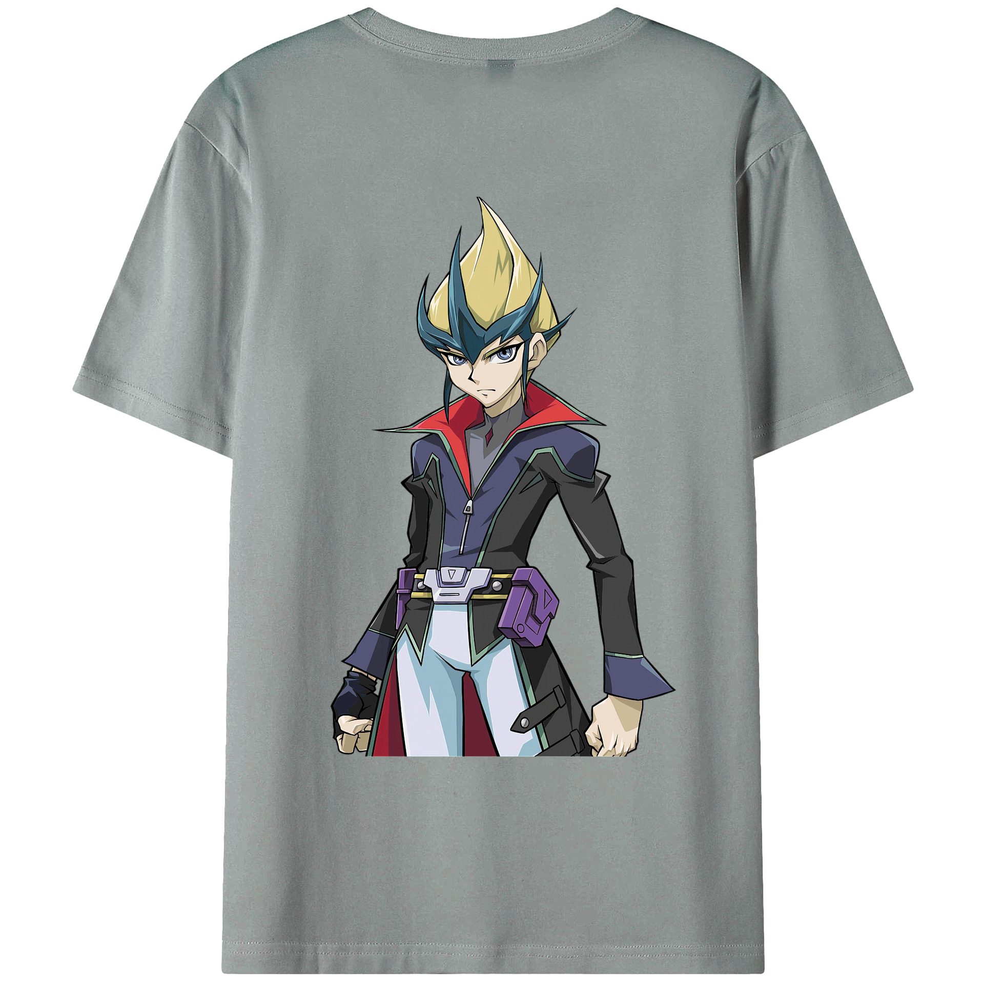 （画像用） 遊☆戯☆王 Yu-Gi-Oh! 綿100％ メンズ半袖Tシャツ（バックプリント） 通気性